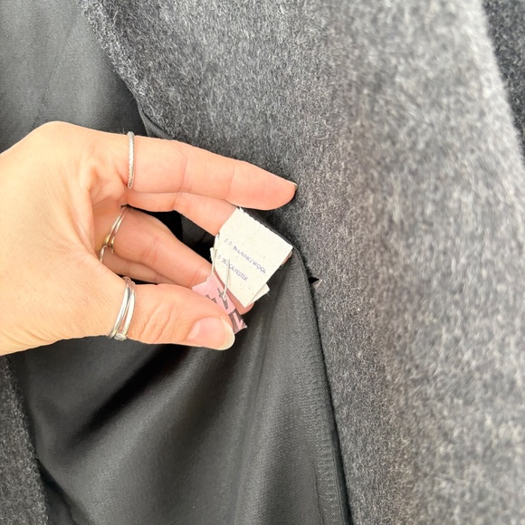 Vintage wool single breasted pea coat - Picture 6 of 7